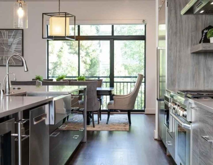 011_ Kitchen to DR 906 Lenox Blvdblvd